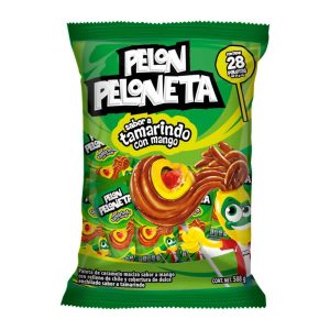 Peleta pelon peloneta sabor tamarindo con mango 18pz,