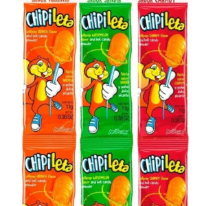 Chipileta 30 unidades mixta sandía, naranja, chamoy. mayorista