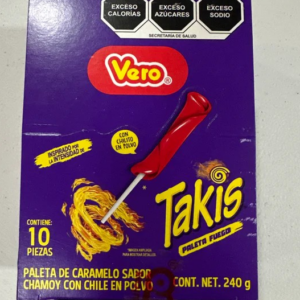 Paleta takis 10 pz